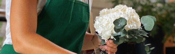 Bouquet in verde stabilizzato