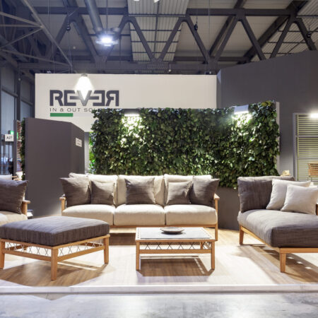 Allestimento Stand Fiera verde stabilizzato